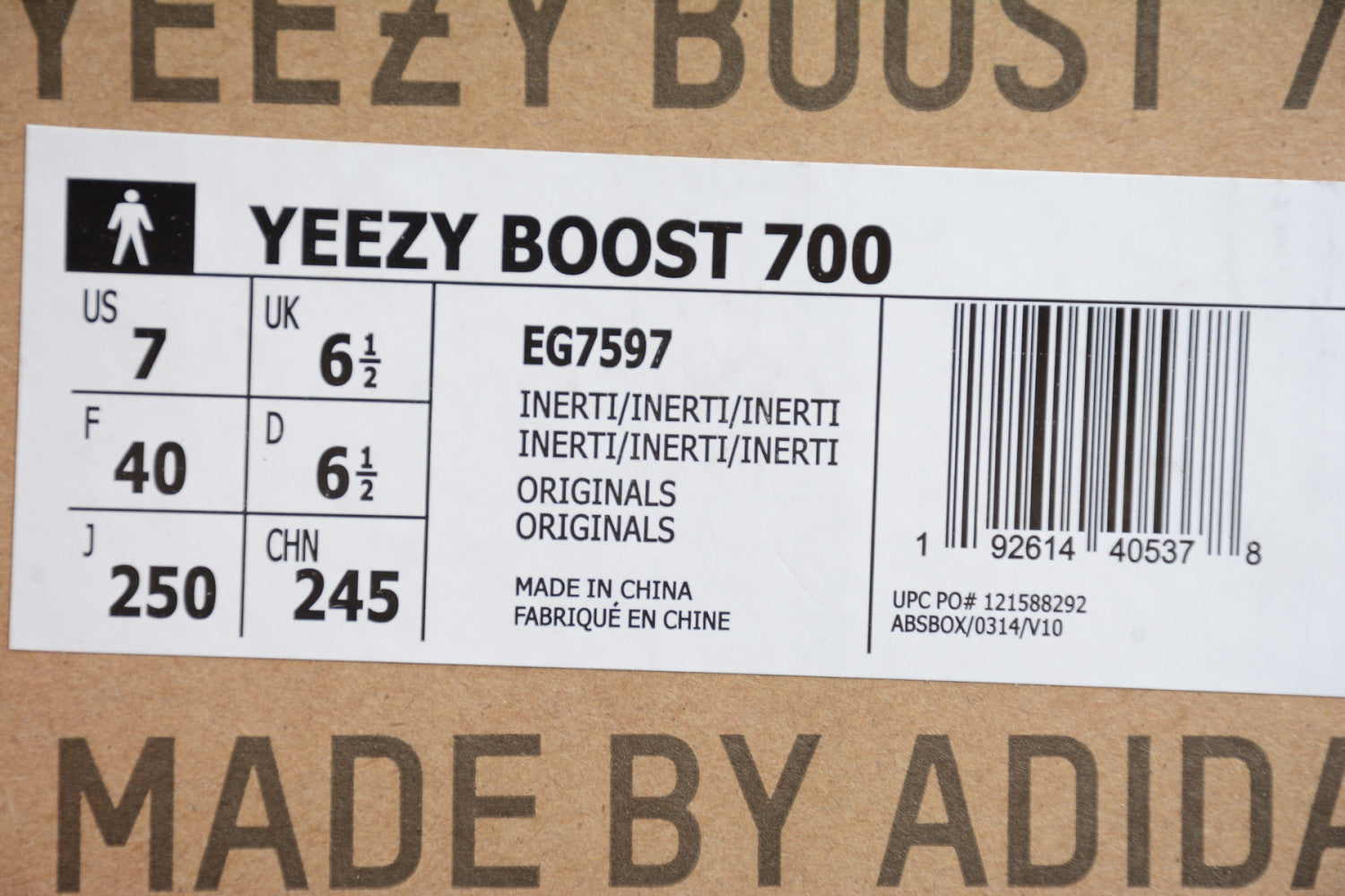 Kanye West x adidas Yeezy Boost 700 “Inertia” EG7597