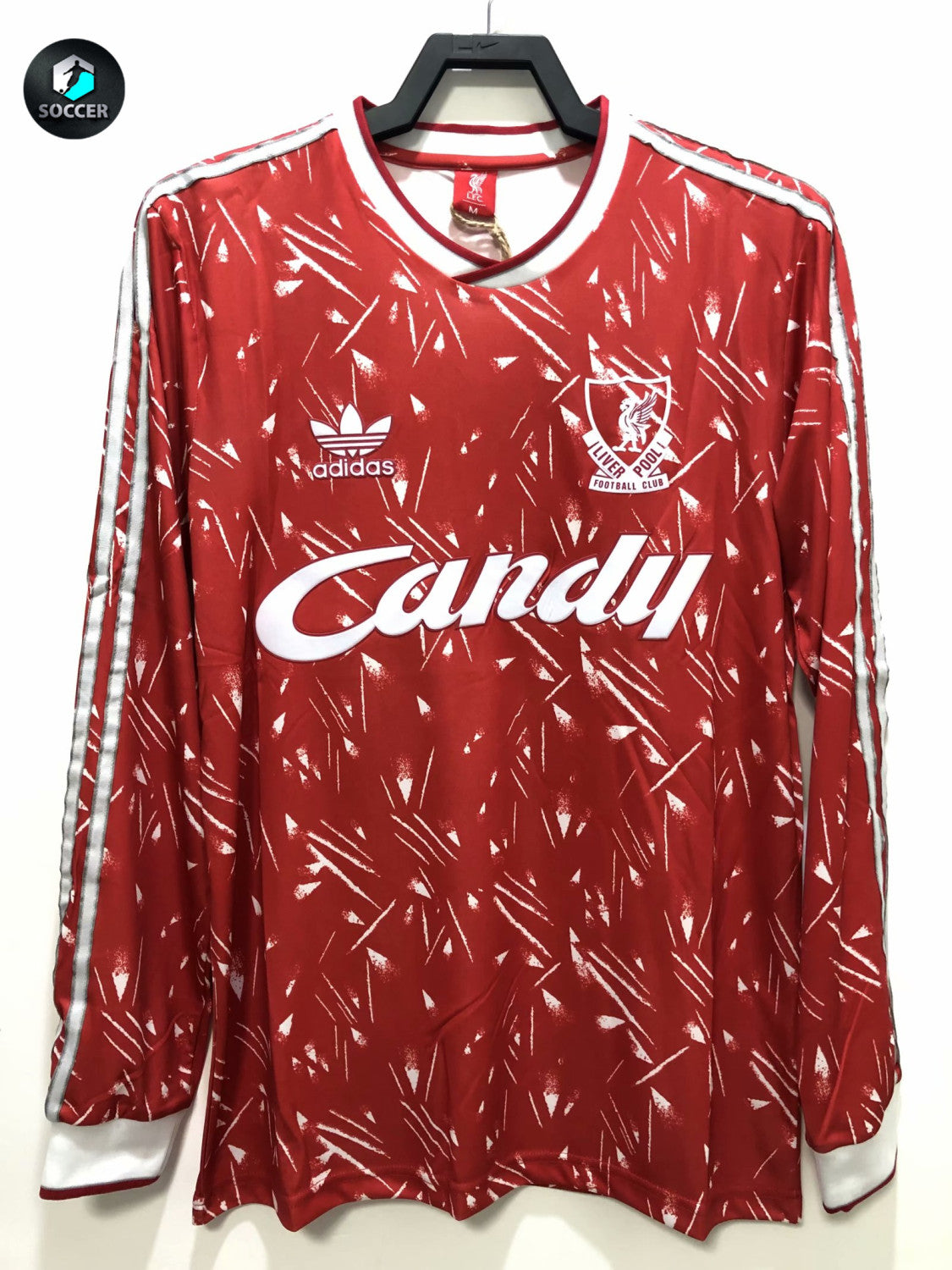 Liverpool Home Long Sleeve Retro Jersey 1989