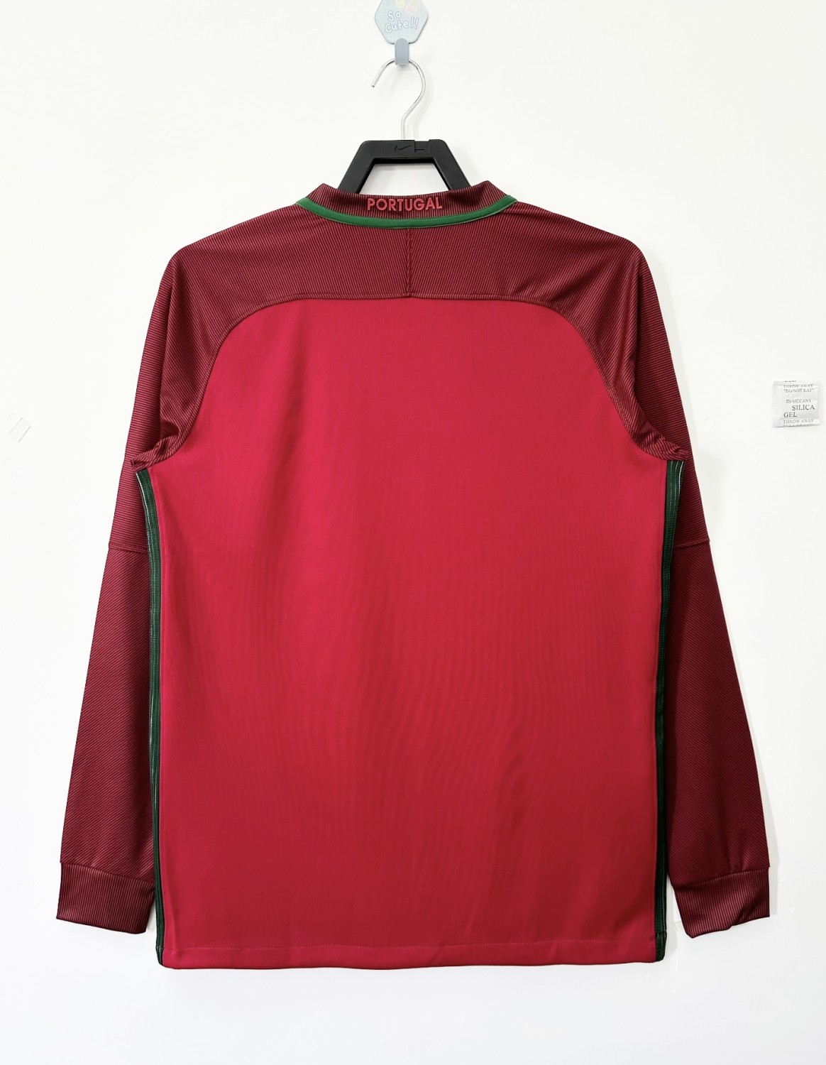 Portugal Retro Home Long Sleeve Jersey 2016