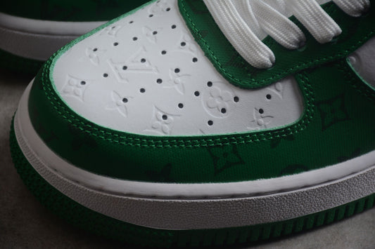 Air Force 1 LV Louis Vuitton Low White Green MS 0232