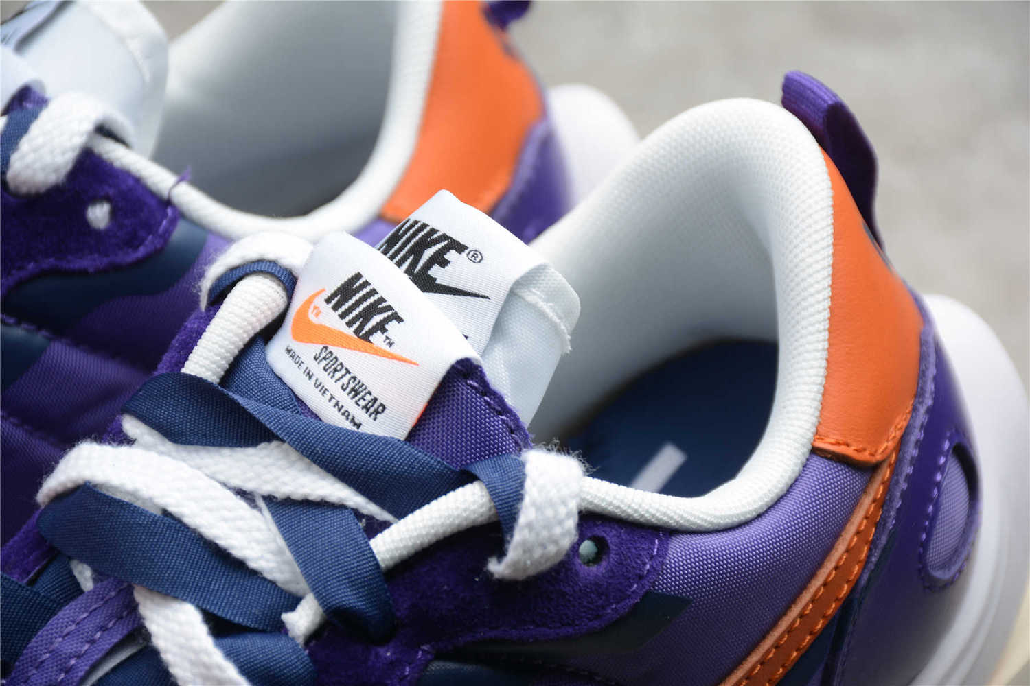 Sacai x VaporWaffle “Tour Yellow ” Purple Orange