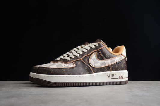 Air Force 1 LV Low Louis Vuitton Monogram Brown Damier Azur