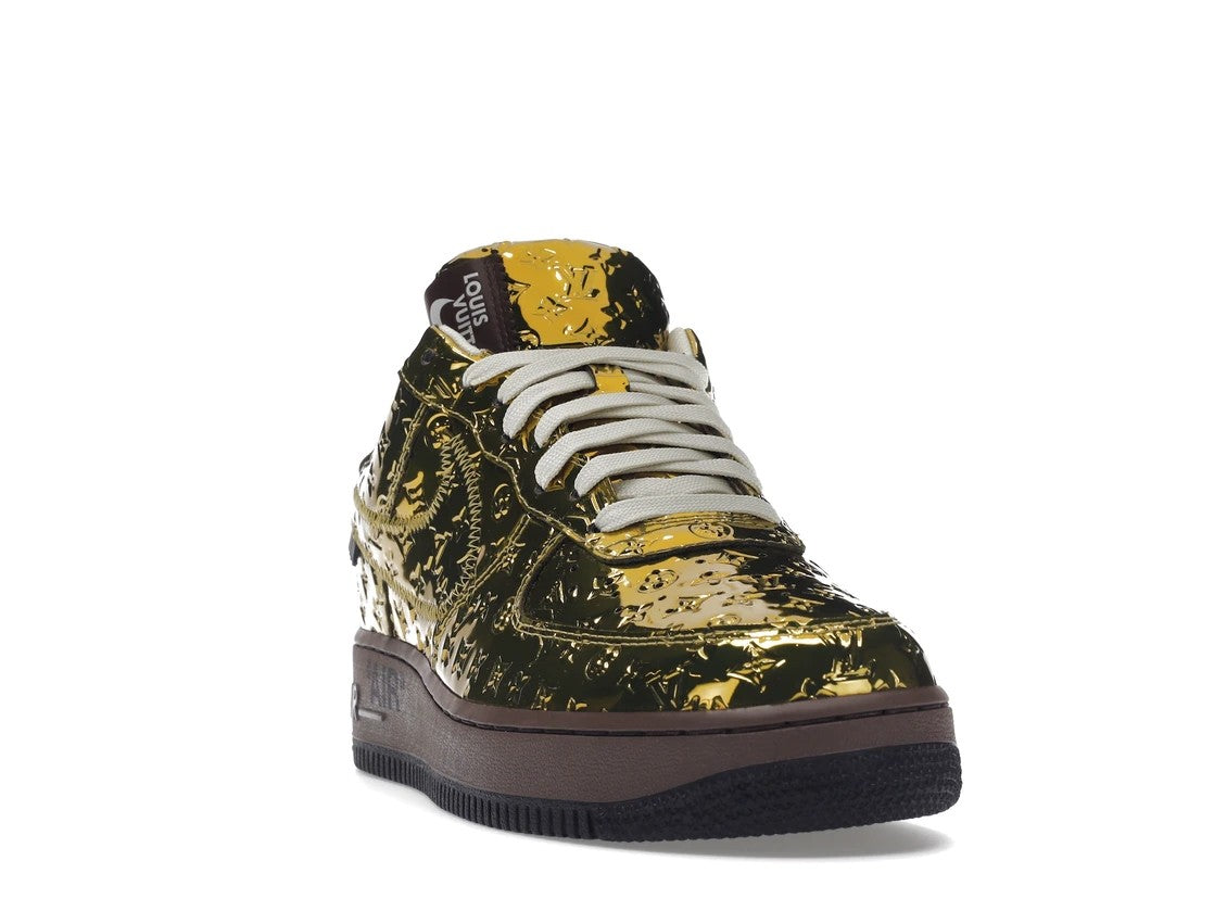 Air Force 1 LV Louis Vuitton Low By Virgil Abloh Metallic Gold