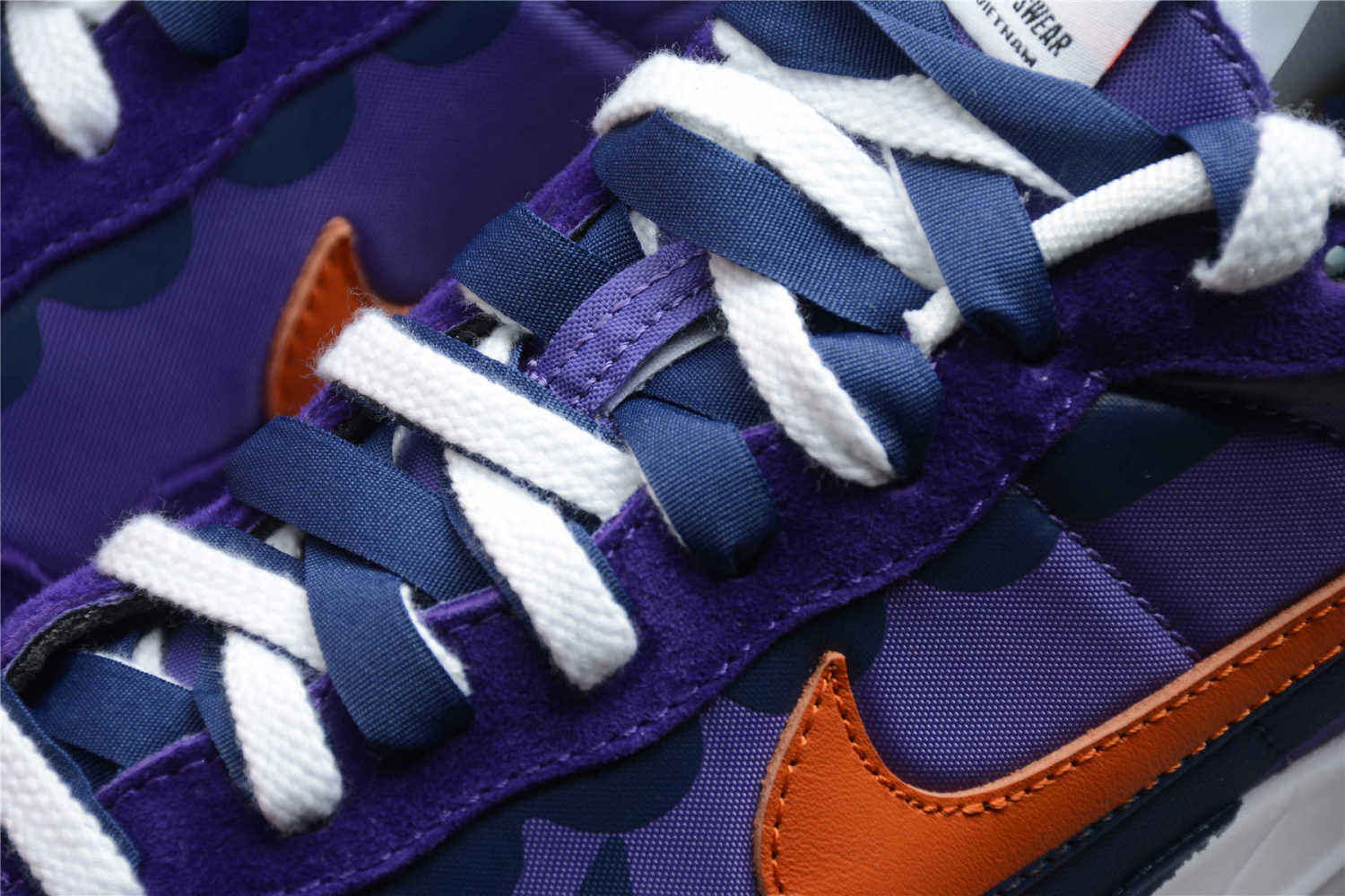 Sacai x VaporWaffle “Tour Yellow ” Purple Orange