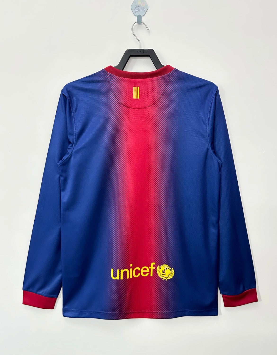 Barcelona Home Long Sleeve Retro Jersey 2012/13