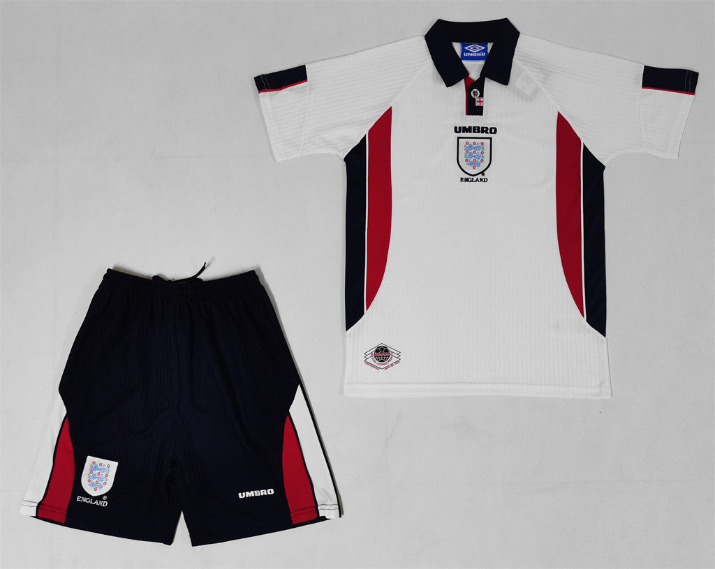 England Retro Home Kids Jersey 1998