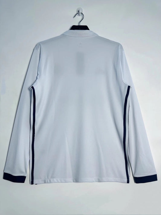 Real Madrid Home Long Sleeve Retro Jersey 2016/17