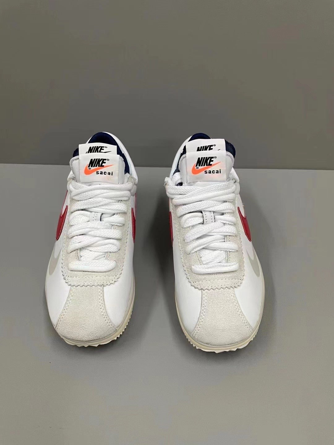 Waffle Sacai White Grey Sneakers