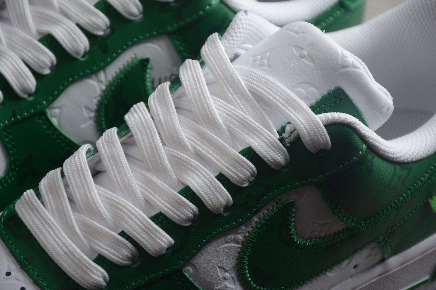 Air Force 1 LV Louis Vuitton Low White Green MS 0232