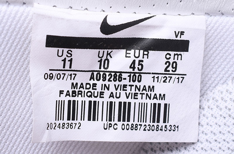 Air Force 1 Low CLOT 1WORLD (2018) “Triple White” AO9286-100