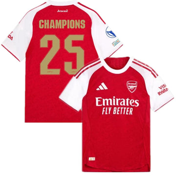Arsenal UWCL Champions Home Player Jersey 25/26