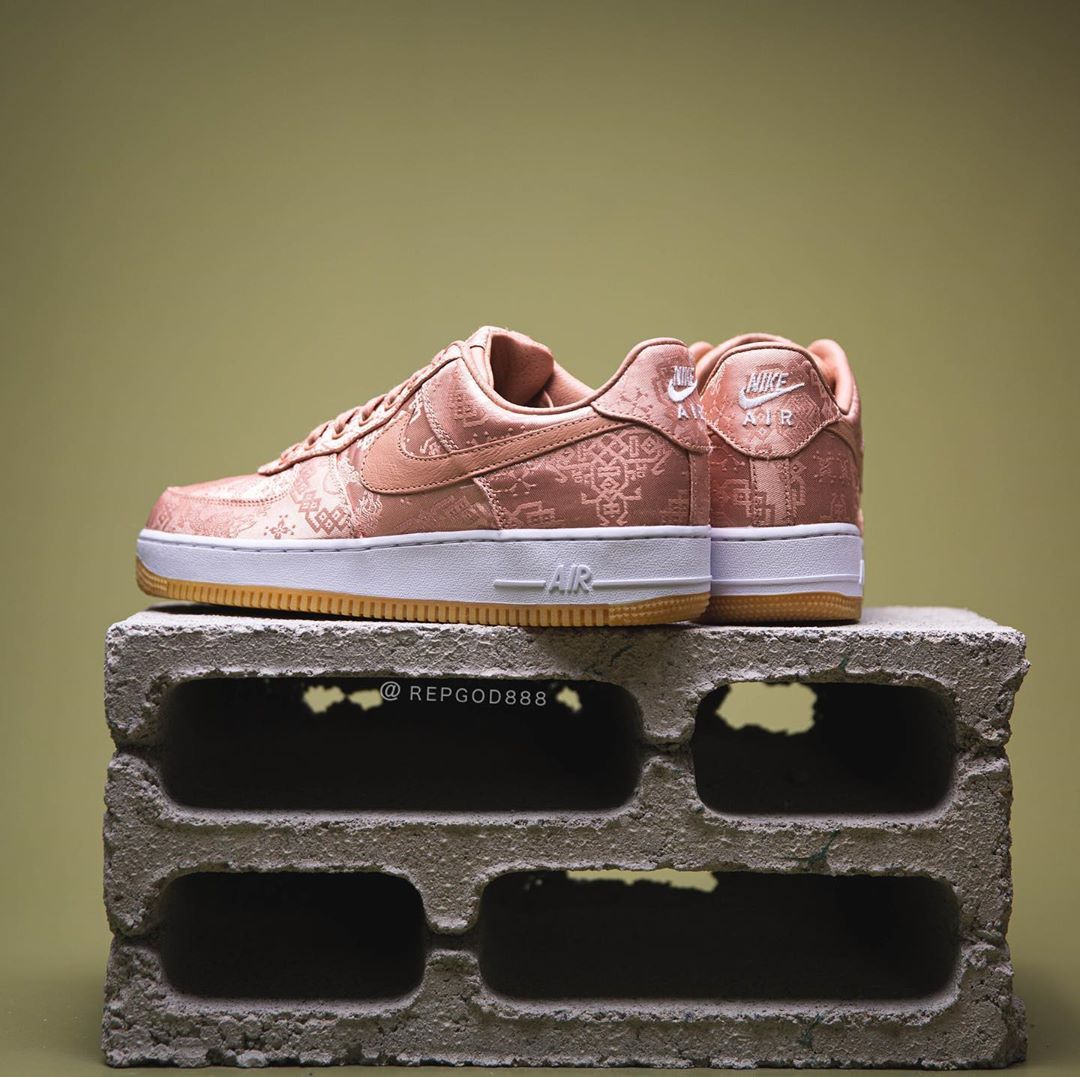 CLOT x Air Force 1 Low “Rose Gold” CJ5290-600