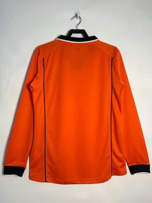 Netherlands Home Retro Long Sleeve Jersey 1998