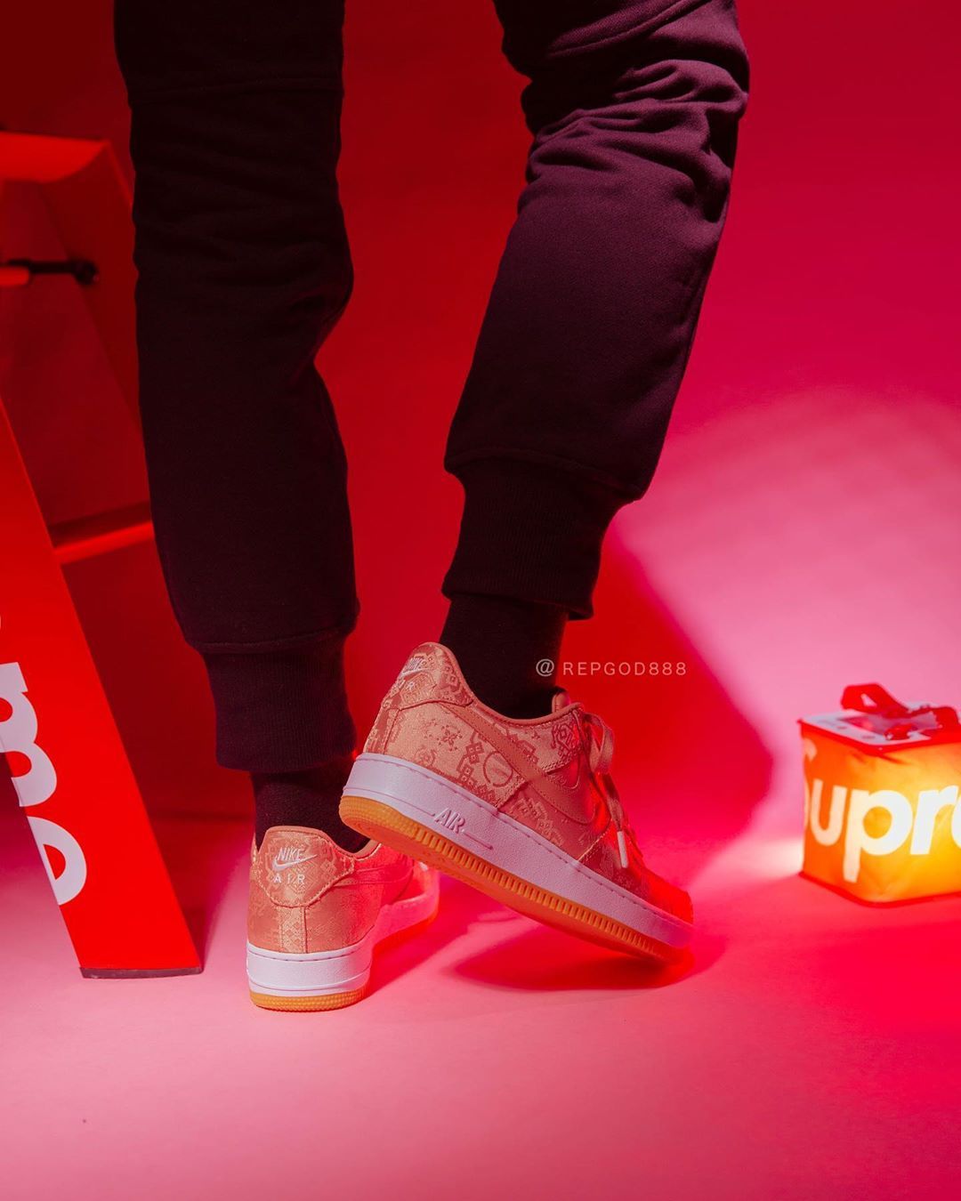 CLOT x Air Force 1 Low “Rose Gold” CJ5290-600