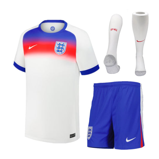England Women's Team Euro 2025 Home Kids Suit & Socks