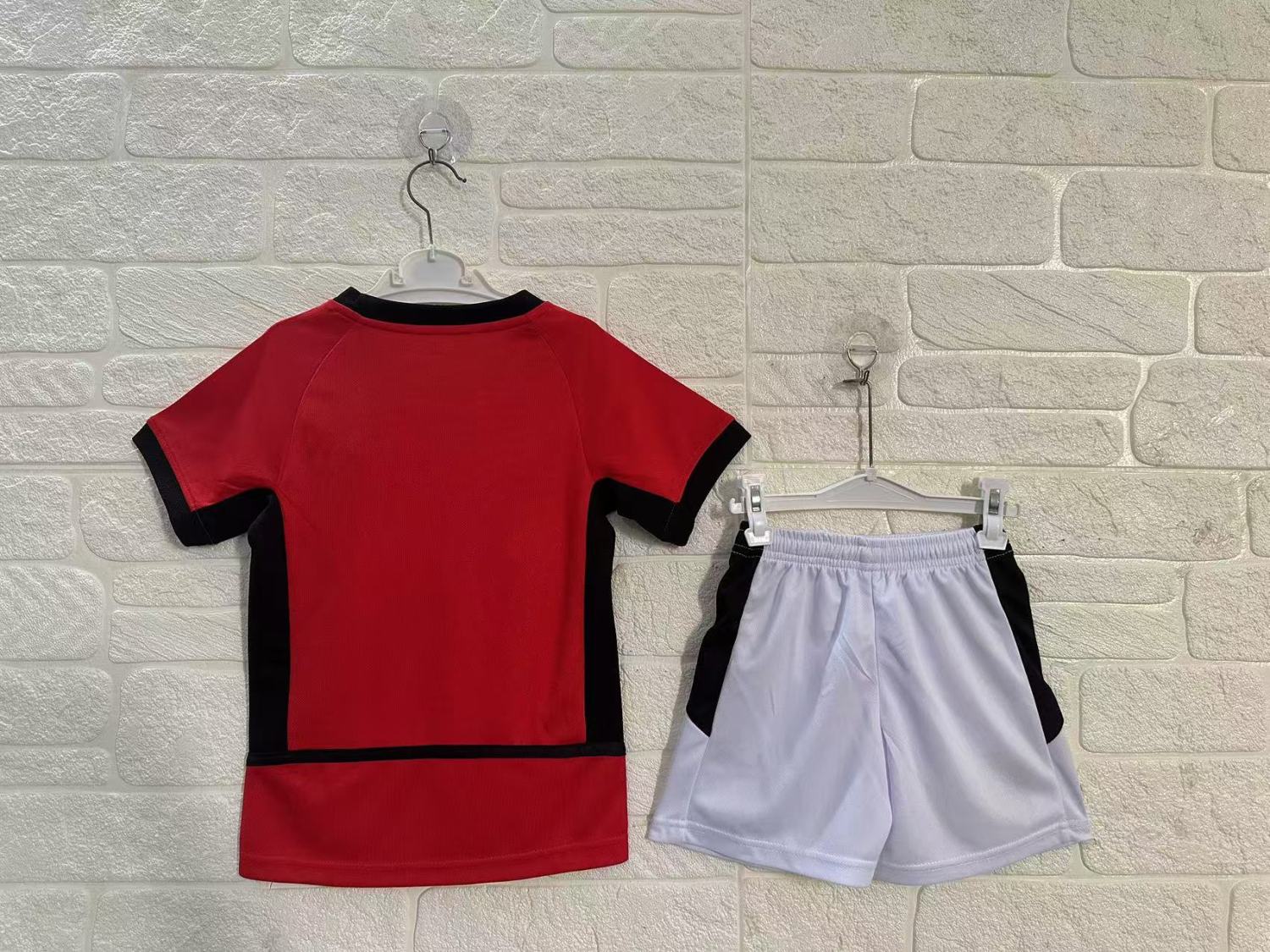 Manchester United Home Retro Kids Suit 2002/04