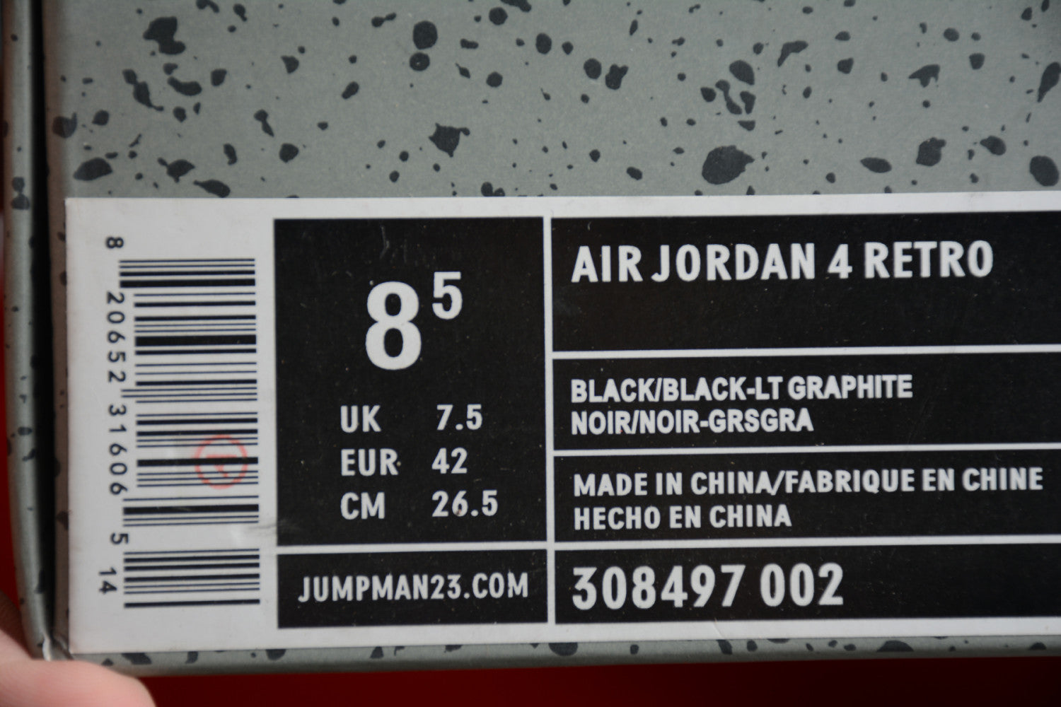 Air Jordan 4 Retro “Black Cat” 308497-002