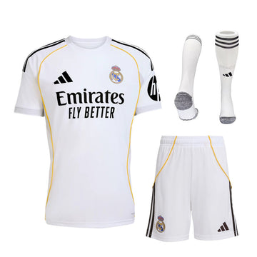 Real Madrid Home Kids Suit & Socks 25/26