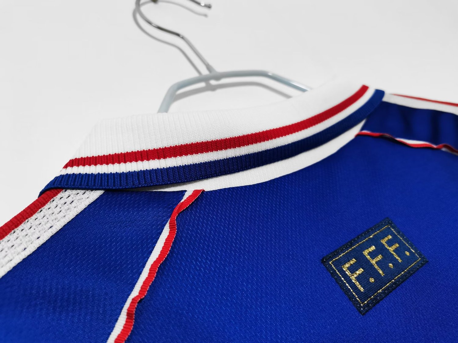 France Retro Home Long Sleeve Jersey 1998