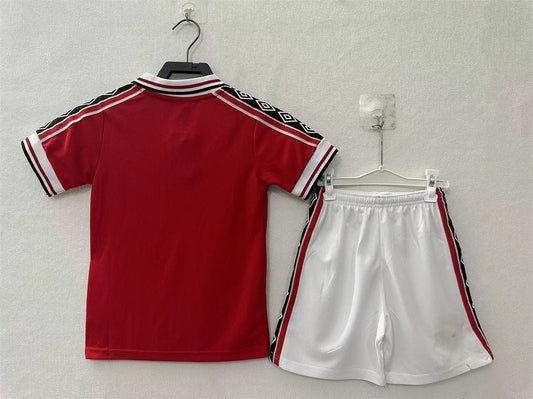 Manchester United Home Retro Kids Jersey 98/99