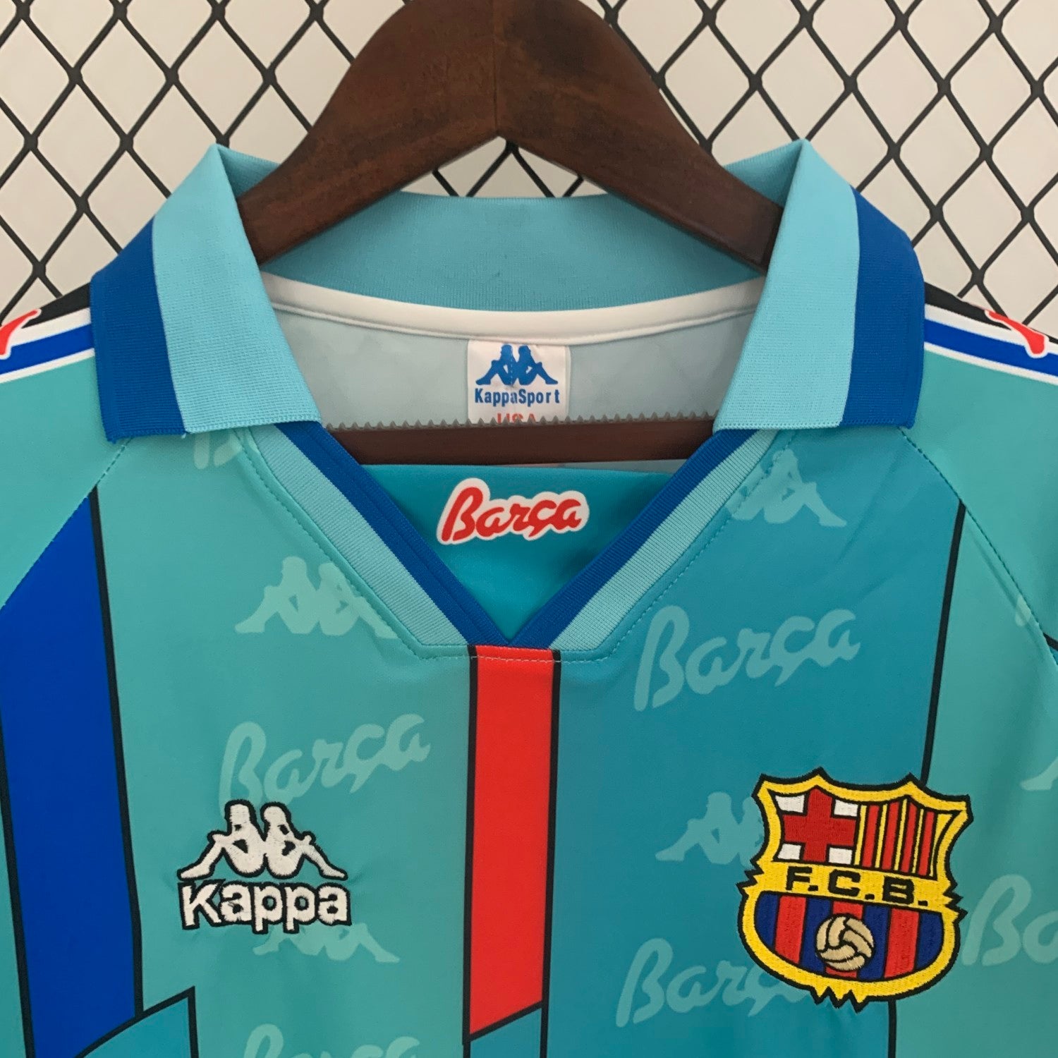Barcelona Away Long Sleeve Retro Jersey 1996/97