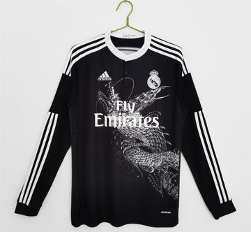 Real Madrid Third Long Sleeve Retro Jersey 2014/15