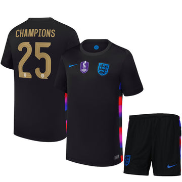 England Women's Team Euro 2025 Champions 25 Away Kids Suit