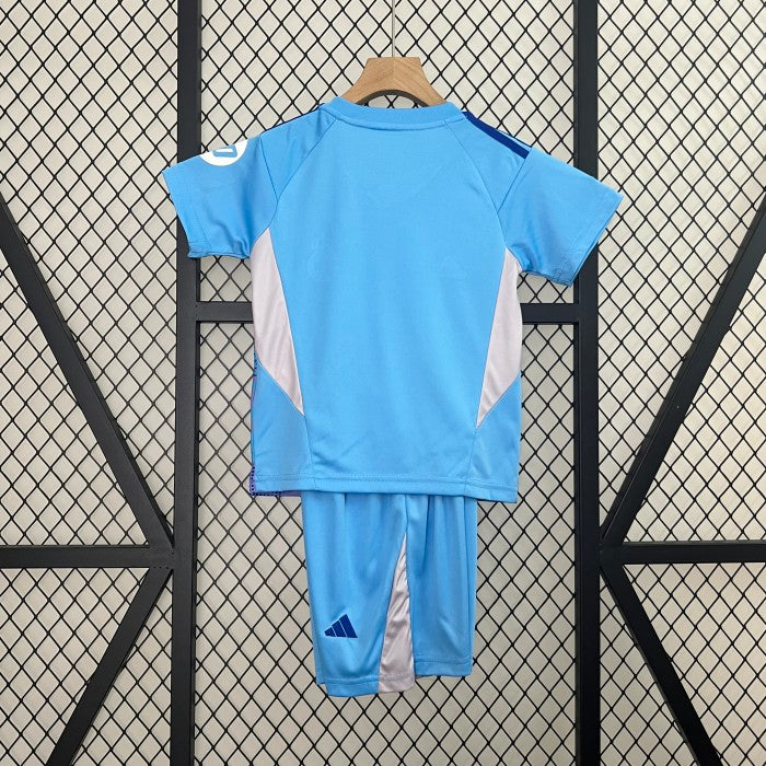 Real Madrid Goalkeeper Kids Suit 24/25 Blue