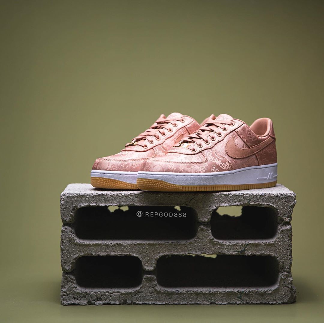 CLOT x Air Force 1 Low “Rose Gold” CJ5290-600