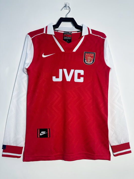 Arsenal Home Long Sleeve Retro Jersey 1996/97