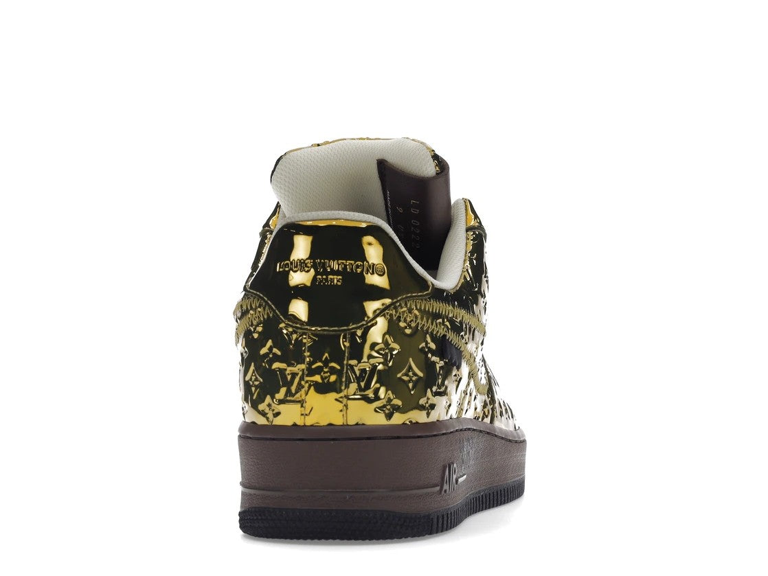 Air Force 1 LV Louis Vuitton Low By Virgil Abloh Metallic Gold