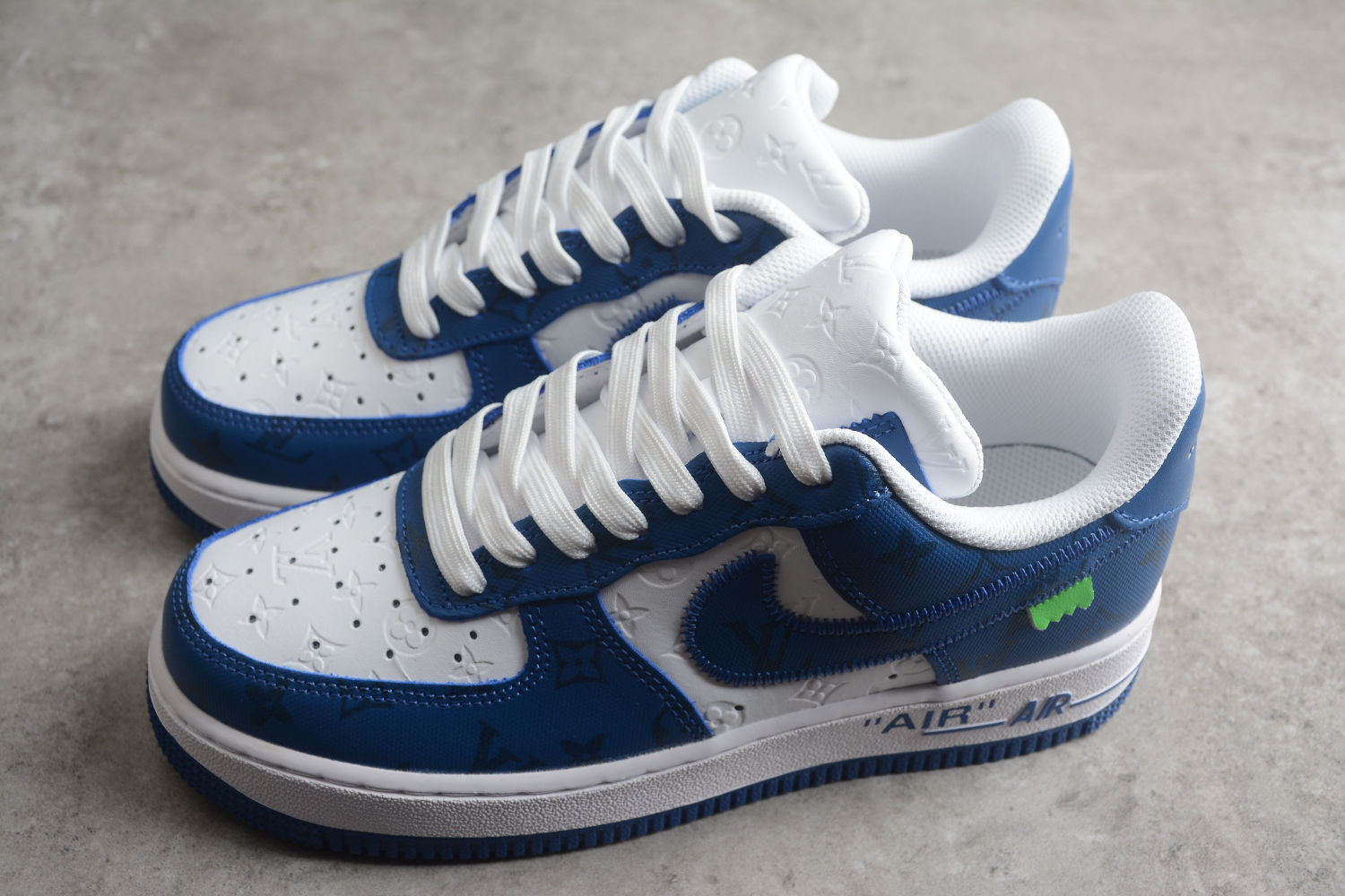 Air Force 1 LV Louis Vuitton Low White Royal MS 0232
