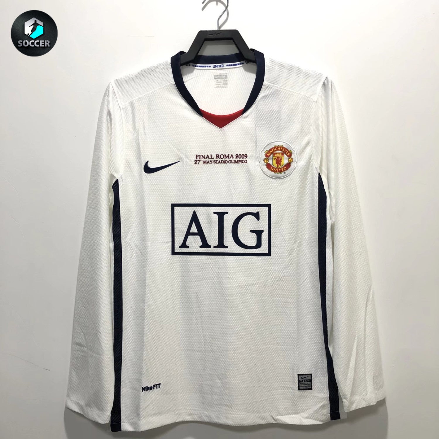 Manchester United Third Long Sleeve Retro Jersey 08/09