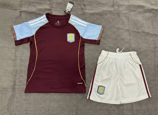 Aston Villa Home Kids Suit 25/26
