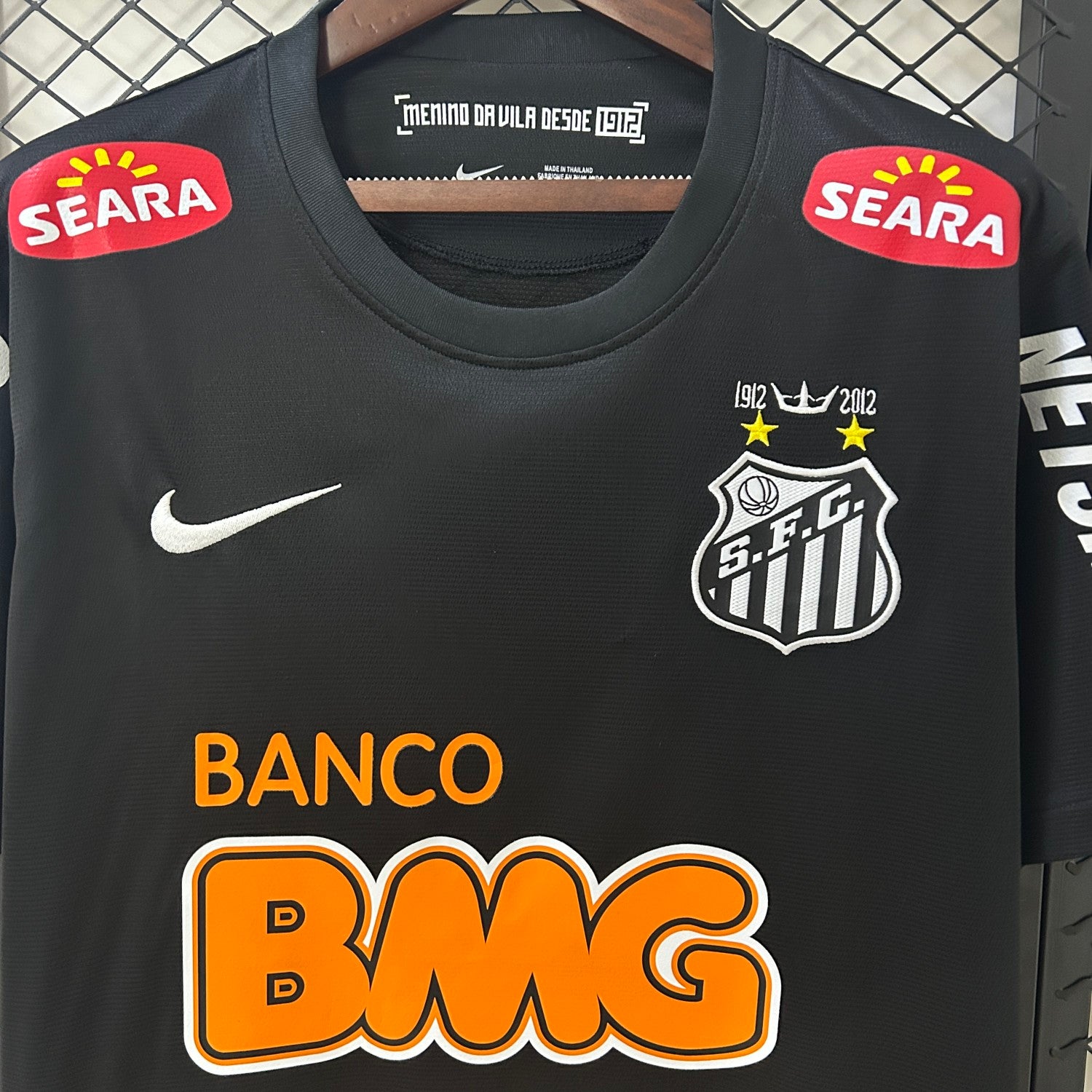 Santos Black Retro Man Jersey 2012/13