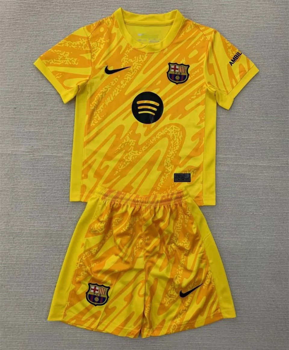 Barcelona Goalkeeper Kids Suit 24/25