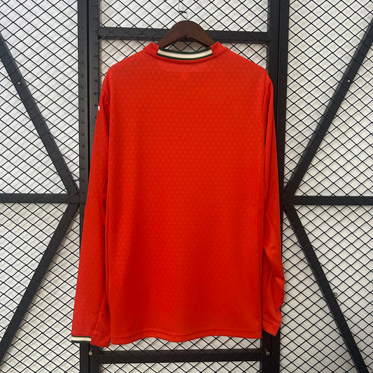 Portugal Euro 2025 Home Long Sleeve Man Jersey