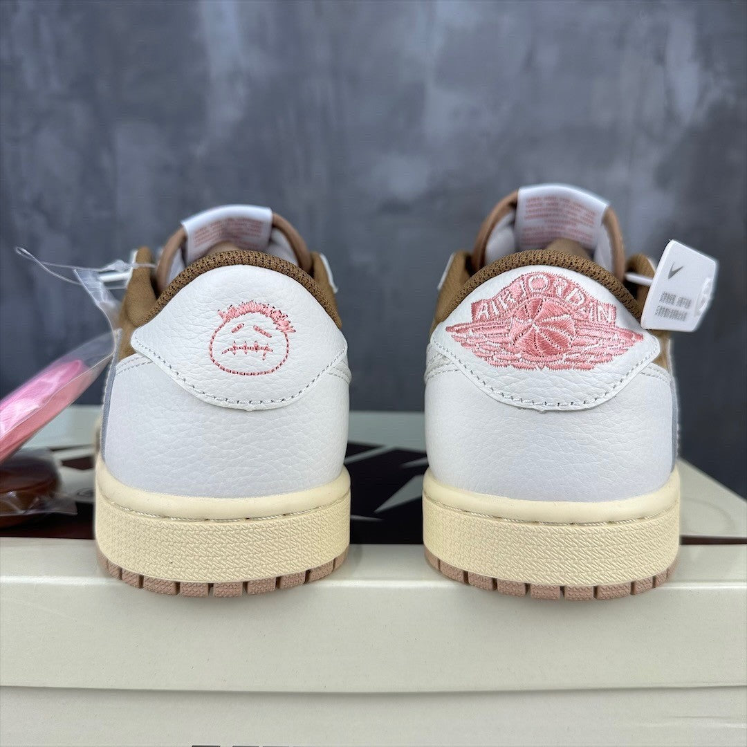 Travis Scott x Air Jordan 1 Low Sail and Ridgerock