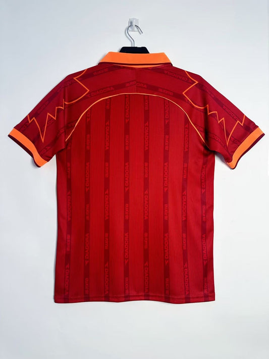 AS Roma Home Long Sleeve Retro Jersey 1999/00