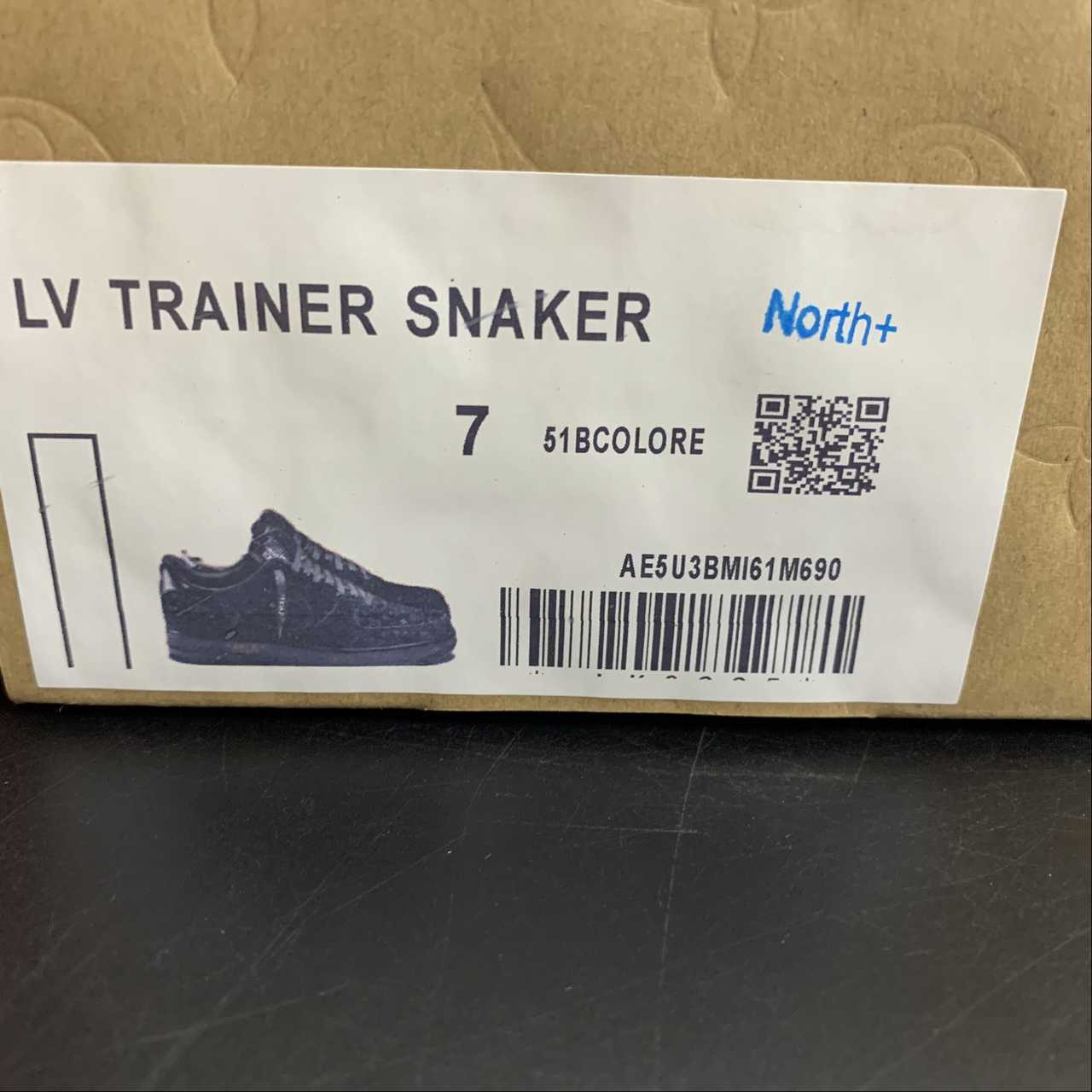 Air Force 1 LV Louis Vuitton Low Black MS 0232