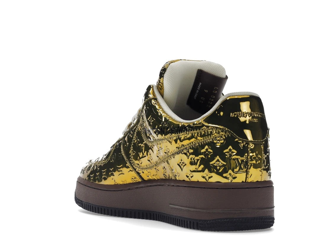 Air Force 1 LV Louis Vuitton Low By Virgil Abloh Metallic Gold