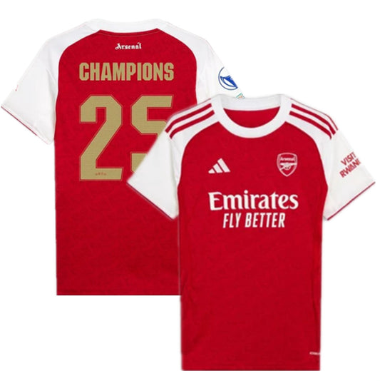Arsenal UWCL Champions Home Women Jersey 25/26