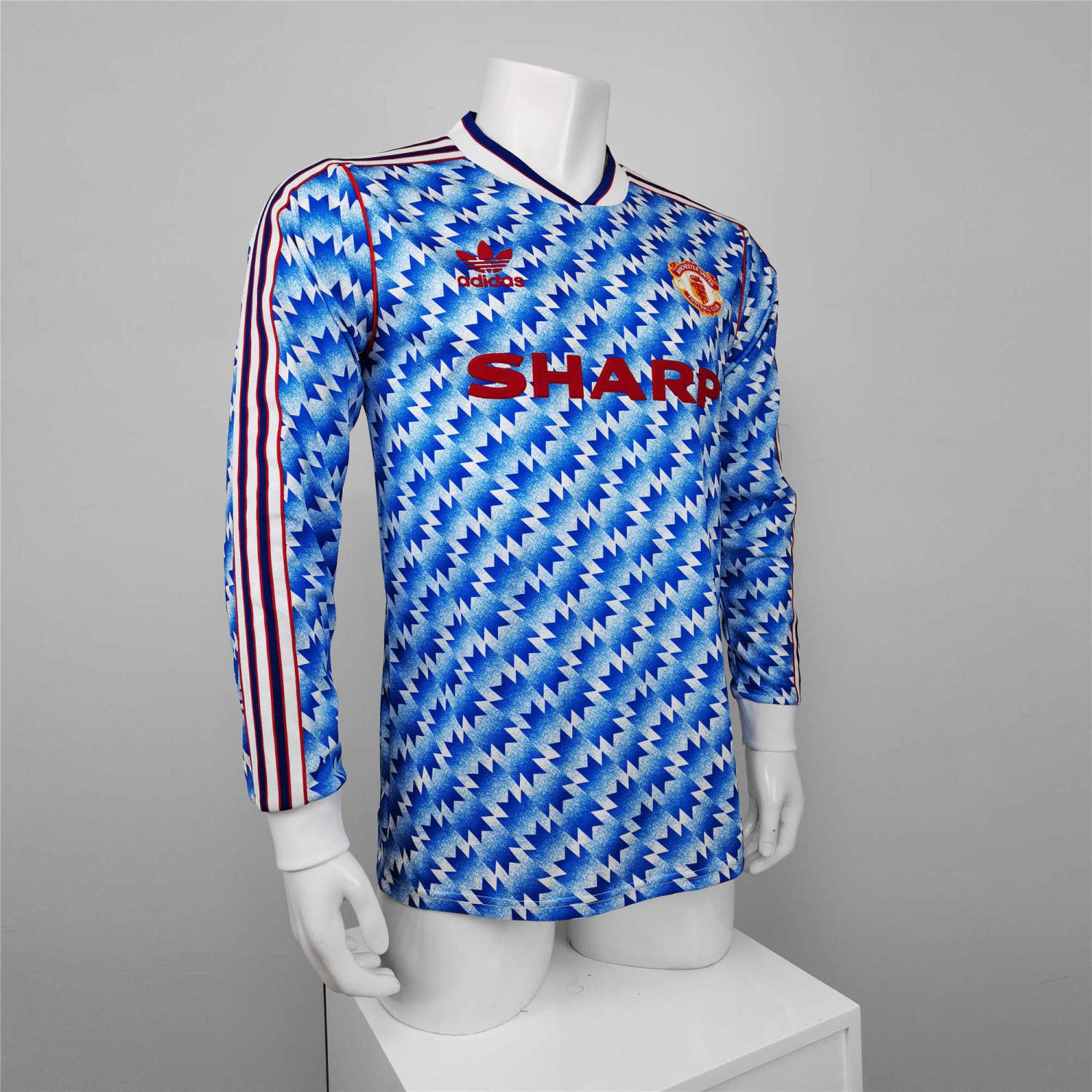 Manchester United Away Long Sleeve Retro Jersey 90/92