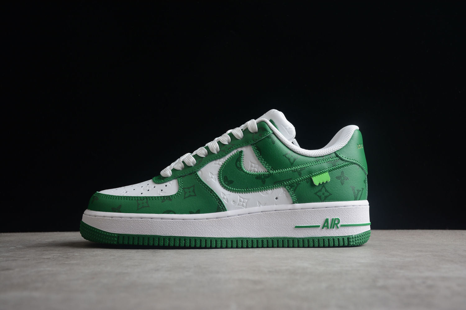 Air Force 1 LV Louis Vuitton Low White Green MS 0232