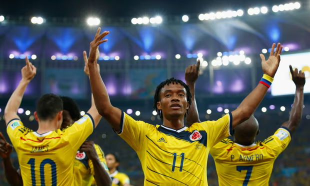 Colombia Home Retro Jersey 2014