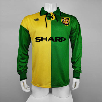 Manchester United Away Long Sleeve Retro Jersey 92/93