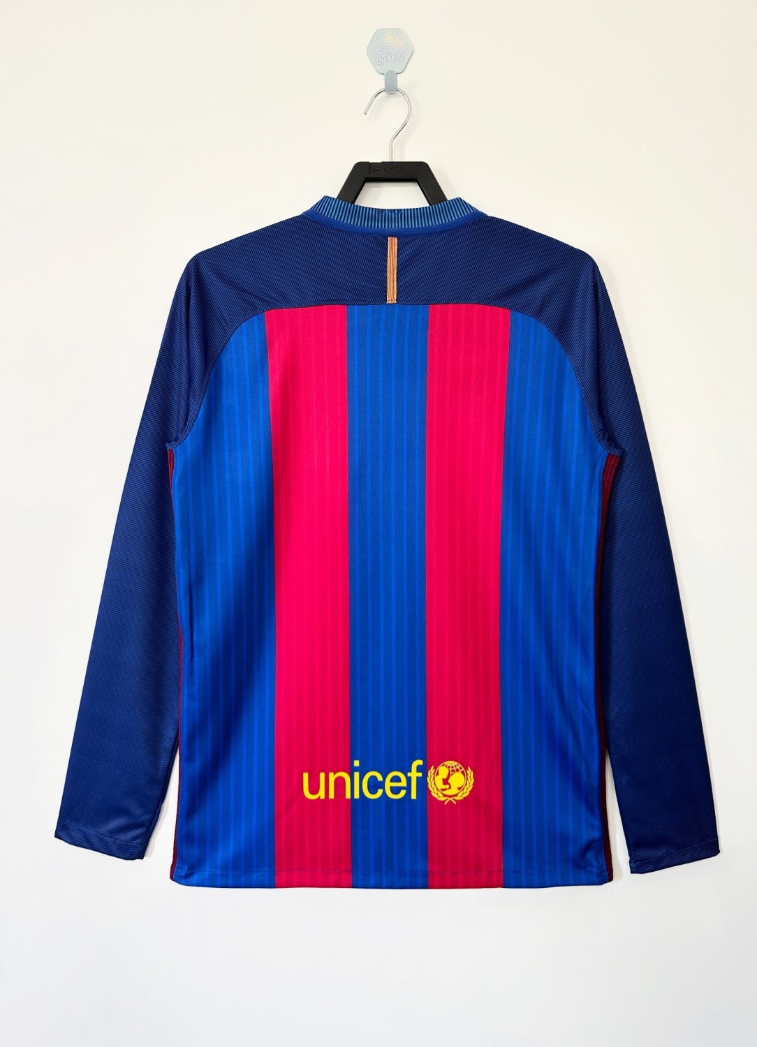 Barcelona Home Long Sleeve Retro Jersey 2016/17