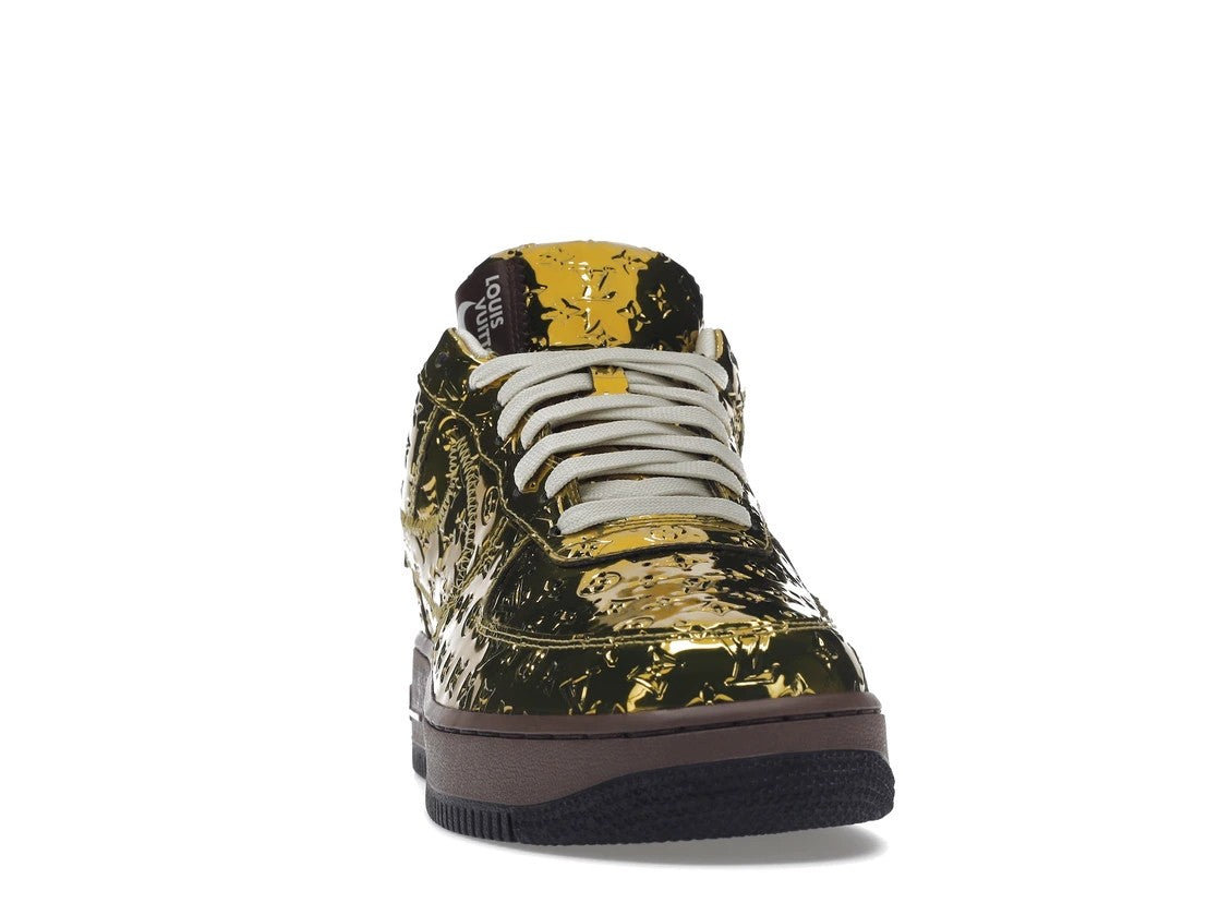 Air Force 1 LV Louis Vuitton Low By Virgil Abloh Metallic Gold