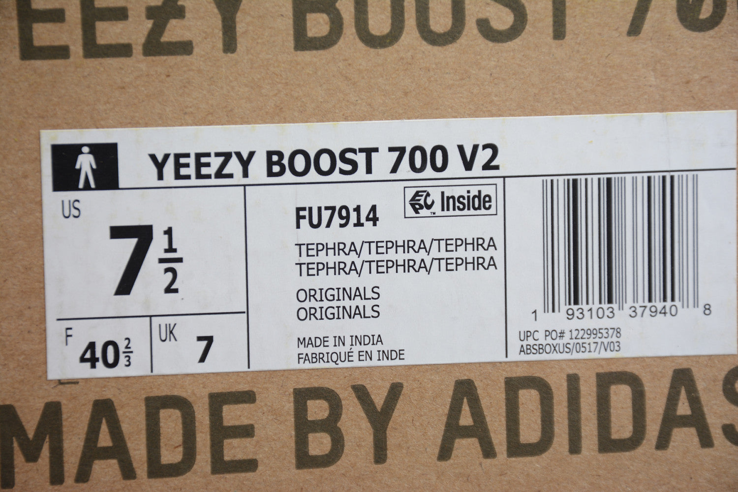 Yeezy 700 V2 Gray FU7914