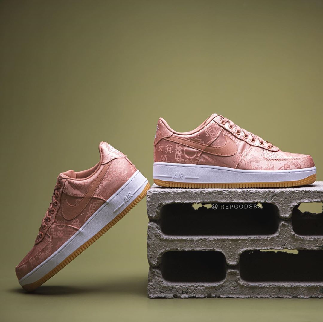 CLOT x Air Force 1 Low “Rose Gold” CJ5290-600